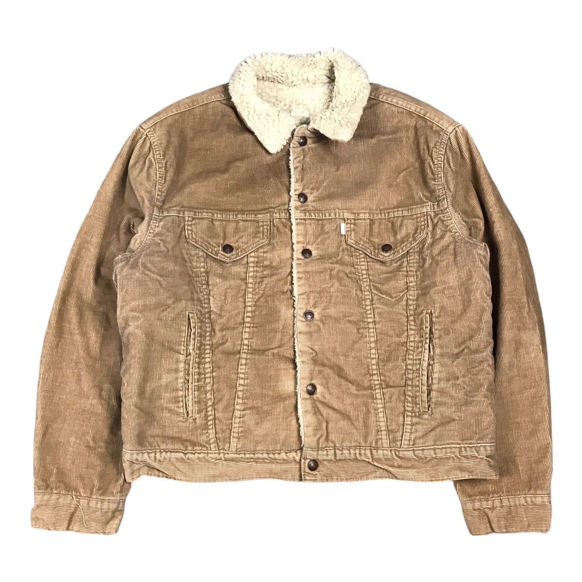 Levi's × Levi's Vintage Clothing Vintage Levis corduroy Sherpa Button jacket Size US M / EU 48-50 / 2 - 1 Thumbnail