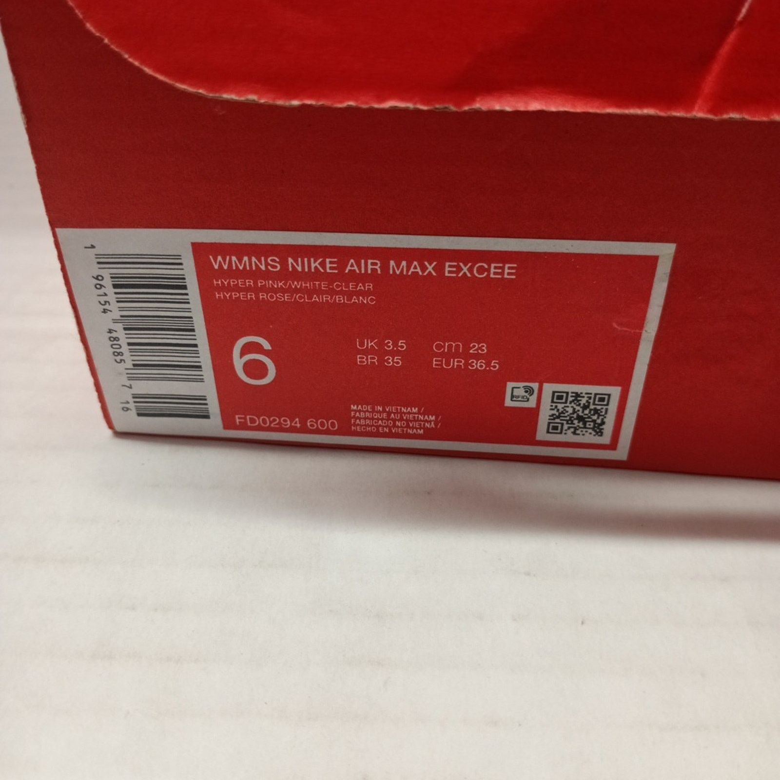 Nike Nike Air Max Women's Running Shoes Size 6 Hyper Pink & White Size US 6 / IT 36 - 8 Thumbnail