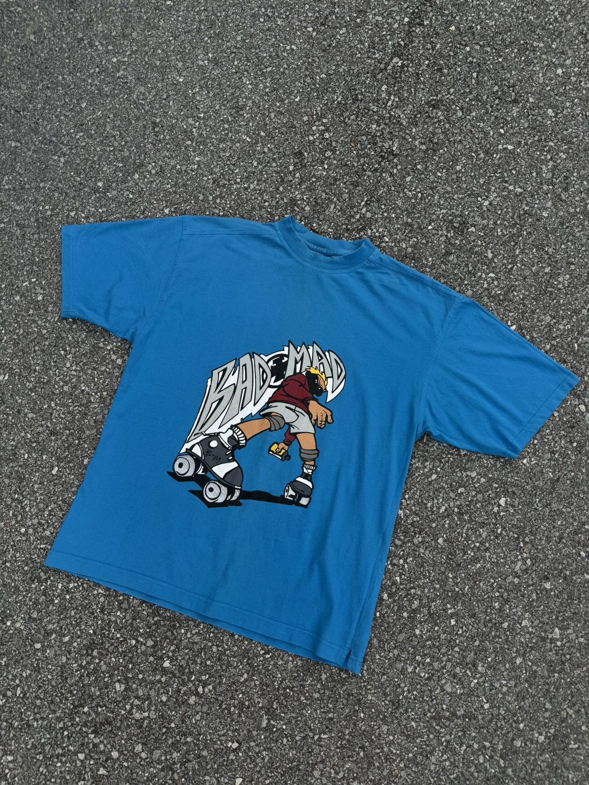 Rap Tees × Vintage Bad + Mad Rap Skate Vintage Boxy Tees logo y2k 90s Size US L / EU 52-54 / 3 - 4 Thumbnail