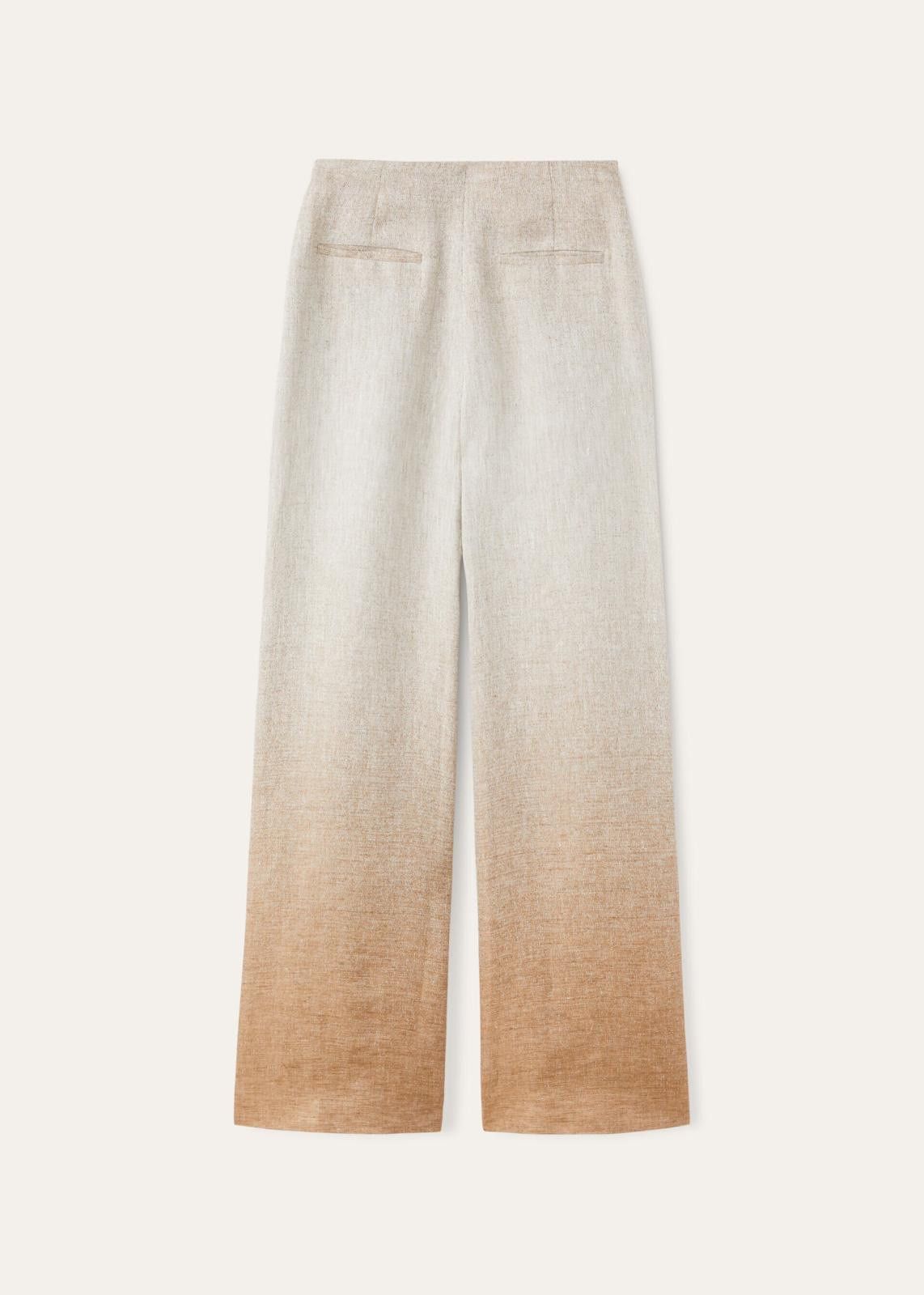 Loro Piana o1srvl11e0425 FAO0884 Aiden Trouser in Grey & Beige Size 30" / US 8 / IT 44 - 2 Thumbnail