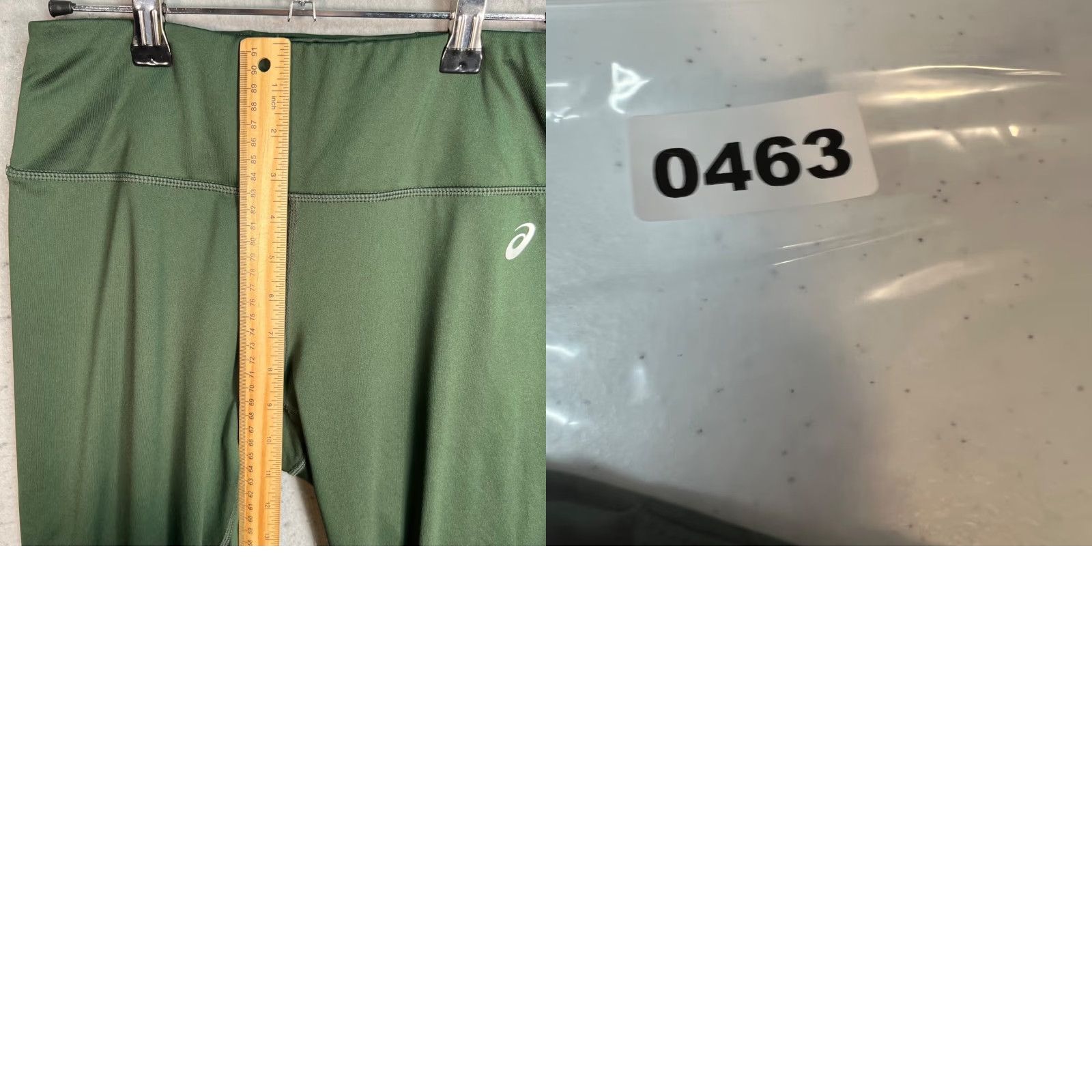 Asics ASICS Women's Size Medium Green Compression Leggings Size 32" / US 10 / IT 46 - 8 Thumbnail