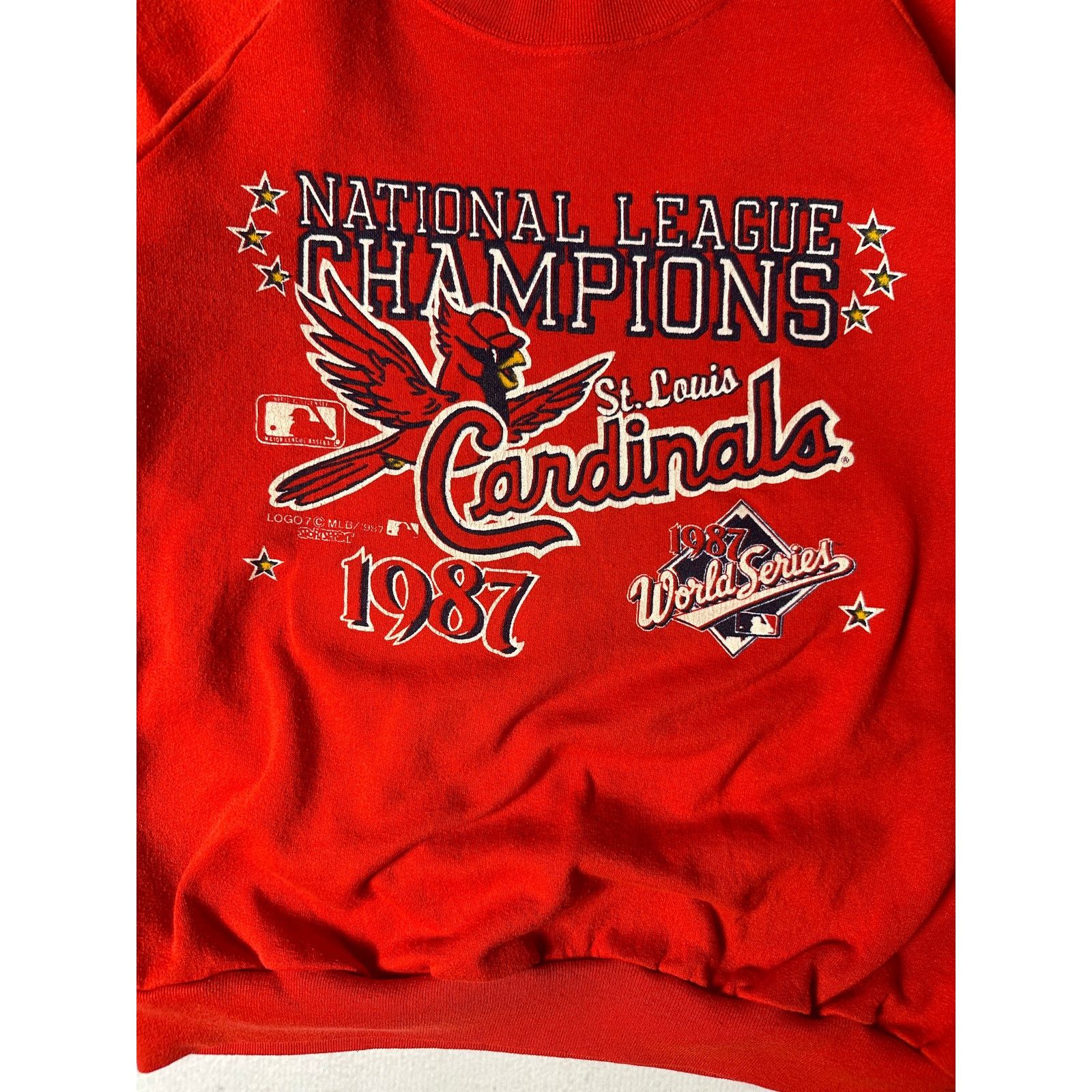 MLB Vintage 1987 MLB St Lous Crewneck Sweatshirt - Women's Small Size S / US 4 / IT 40 - 3 Thumbnail