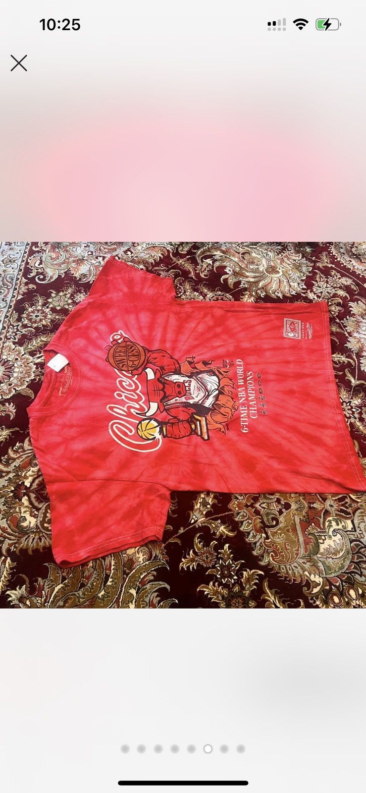 Mitchell & Ness Chicago Bulls NBA World Champions Men’s Size Large T-Shirt Size US L / EU 52-54 / 3 - 6 Thumbnail