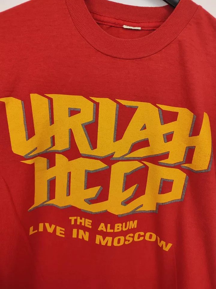 Vintage Vintage 1987 URIAH HEEP The Album Live in Moscow Tour Size US L / EU 52-54 / 3 - 9 Thumbnail