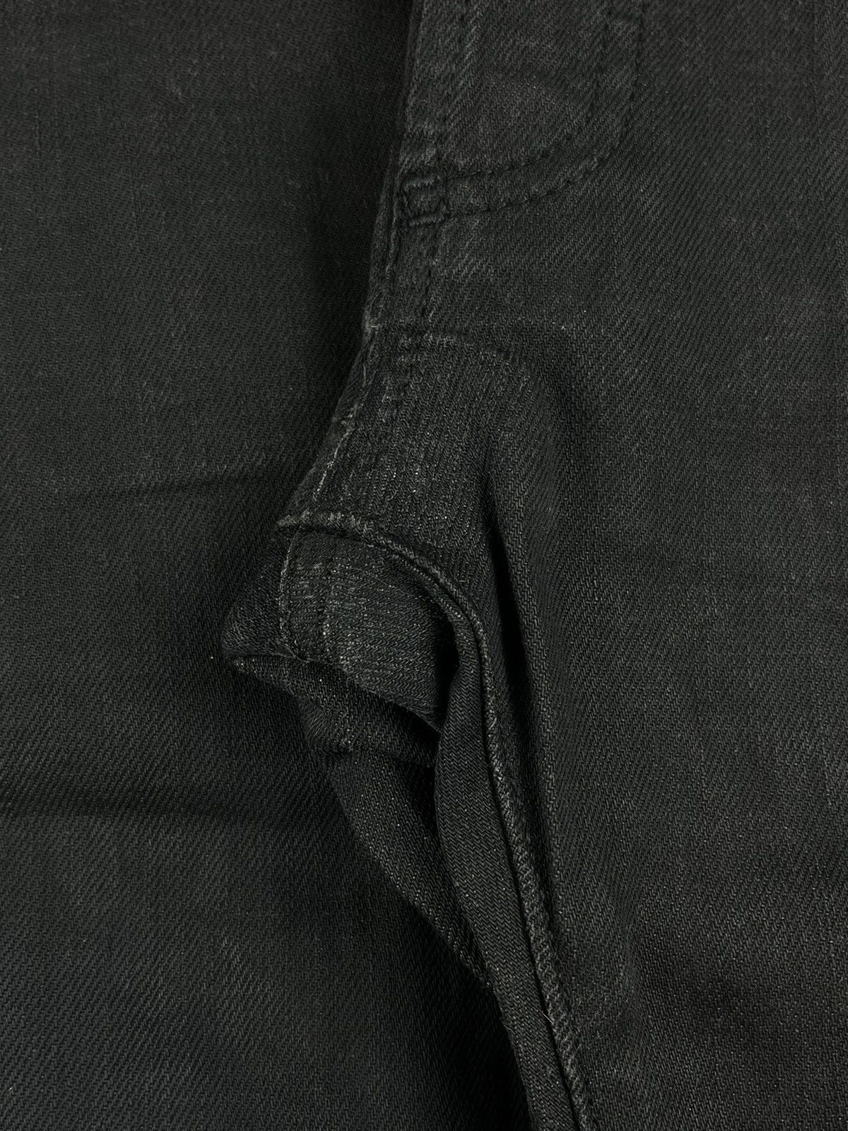 Dior AW08 Dior Homme Waxed Coated Denim Black Size US 30 / EU 46 - 6 Thumbnail