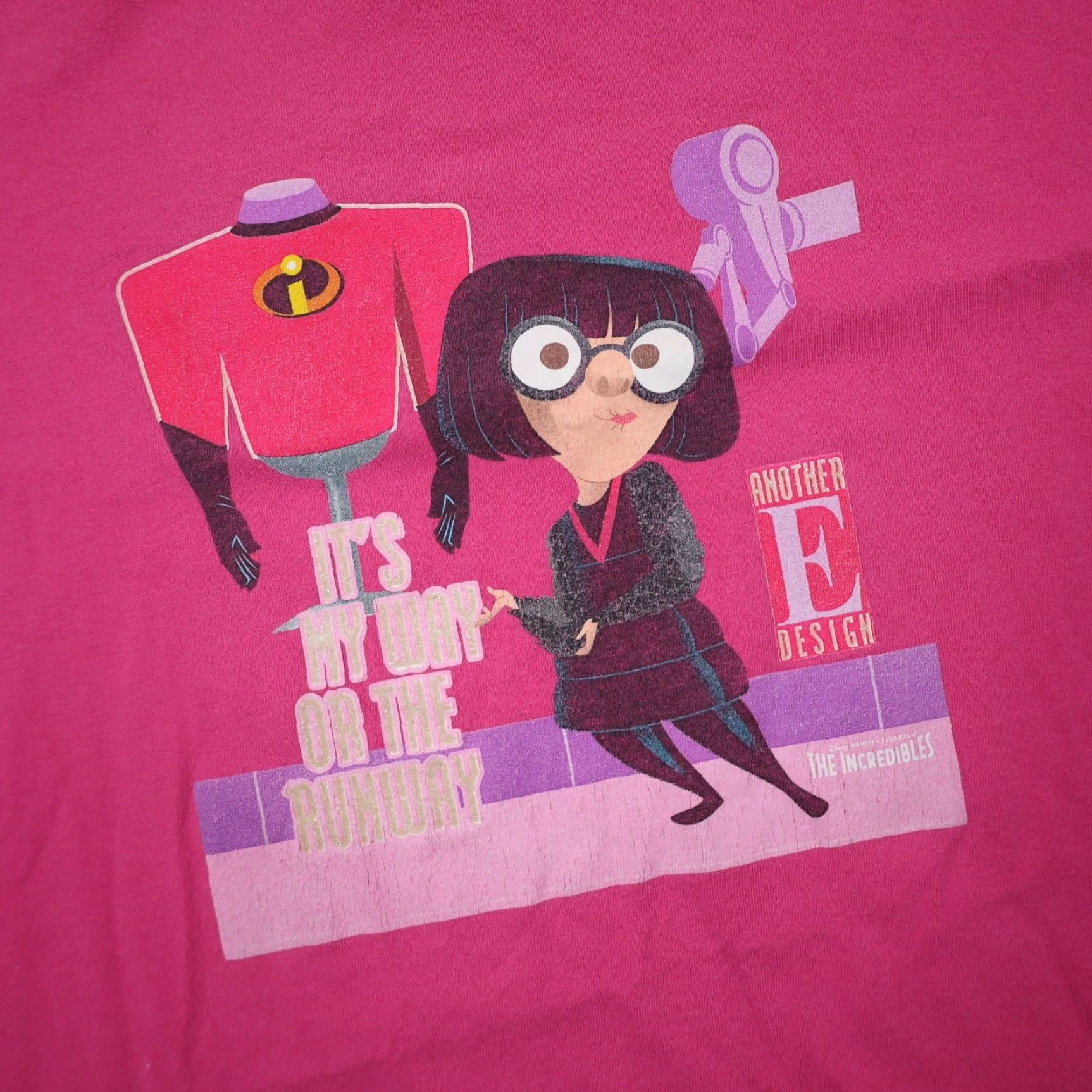 Disney VINTAGE Disney The Incredibles Edna Mode Graphic T Shirt Pink XXL Mens Size US XXL / EU 58 / 5 - 3 Thumbnail