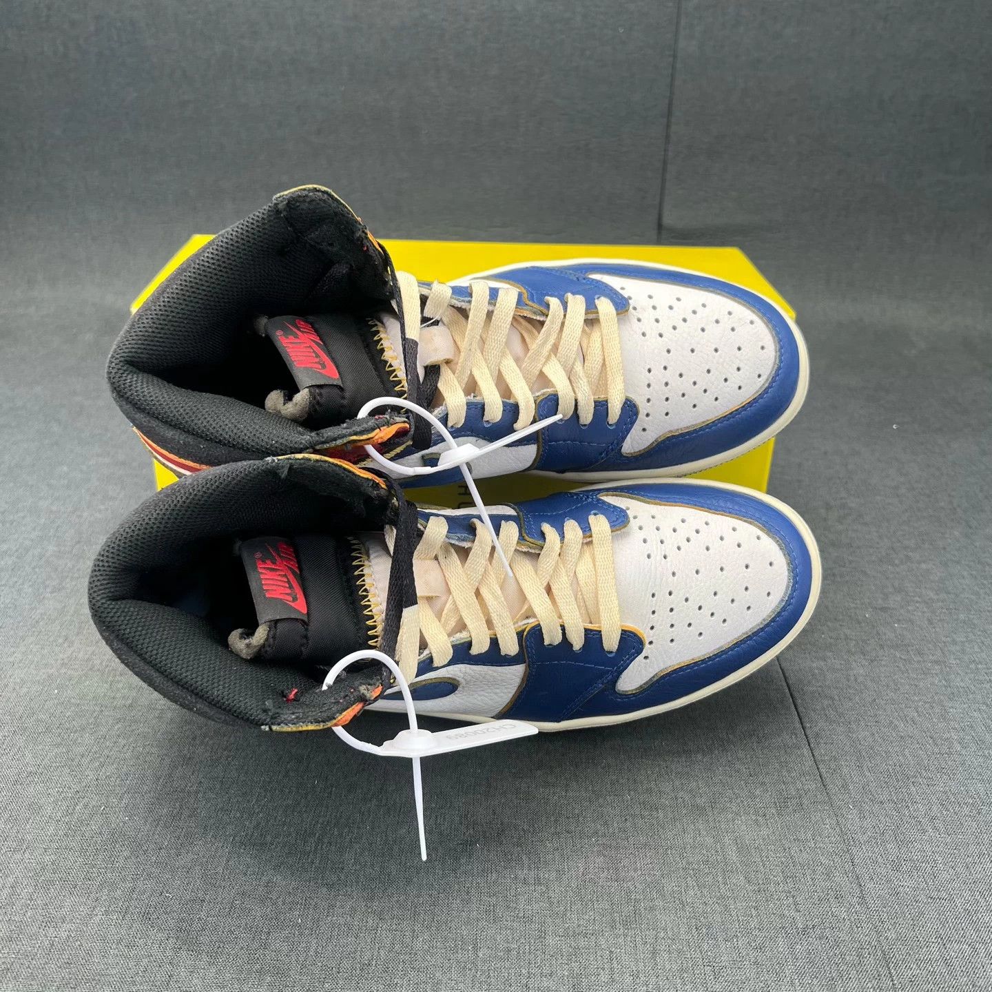 Nike Air Jordan 1 x Union Blue 42.5 Mint (Box included) Size US 9.5 / EU 42-43 - 6 Thumbnail