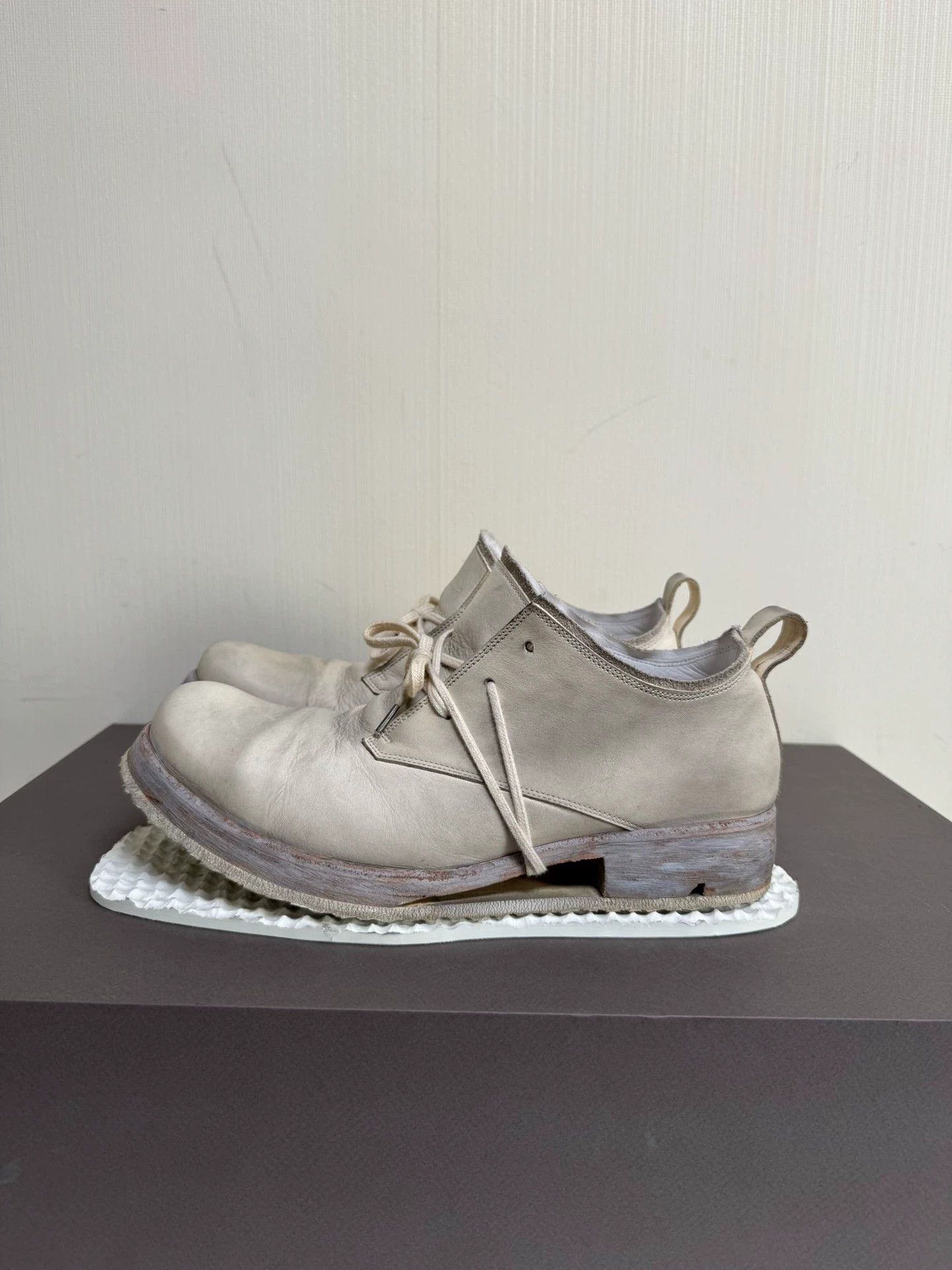 Boris Bidjan Saberi Boris Bidjan Saberi Horse Leather Derby Shoes 44.5 Size US 12 / EU 45 - 1 Thumbnail