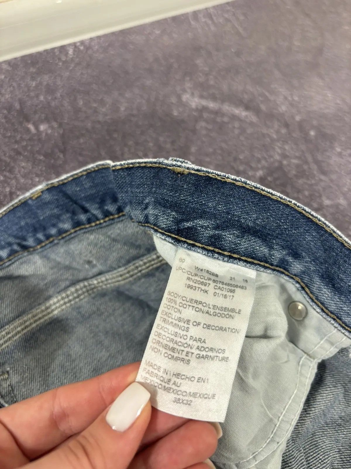 Dickies × Vintage Vintage Dickies USA Blue Work Denim Baggy Jeans Size US 38 / EU 54 - 10 Thumbnail