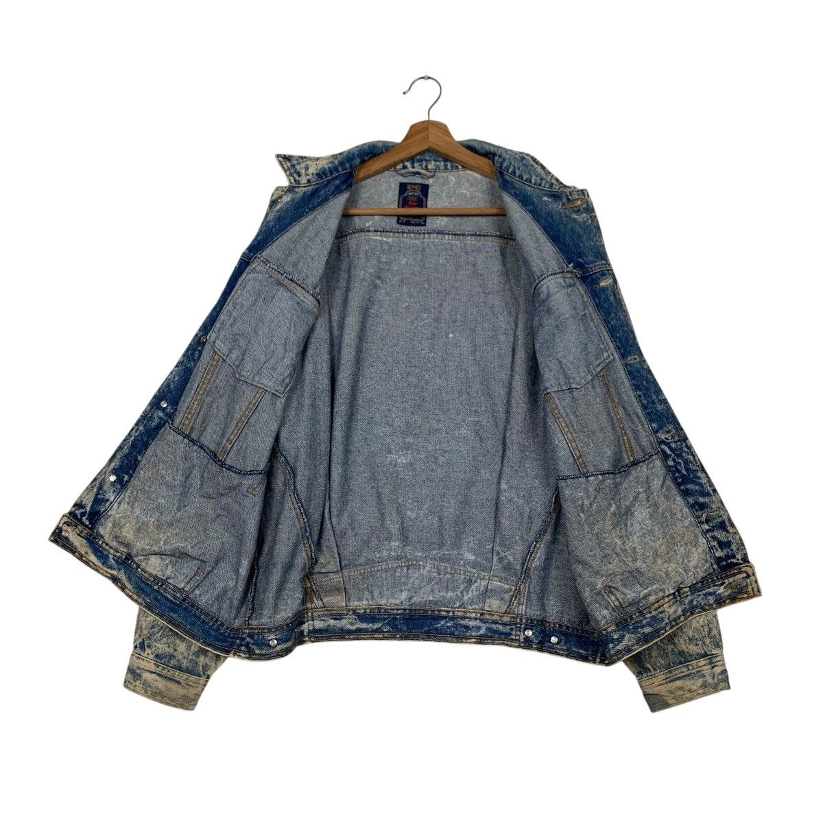 Vintage NEW ORLEANS Stone Wash Denim Jacket #2179-C96 Size US L / EU 52-54 / 3 - 11 Thumbnail