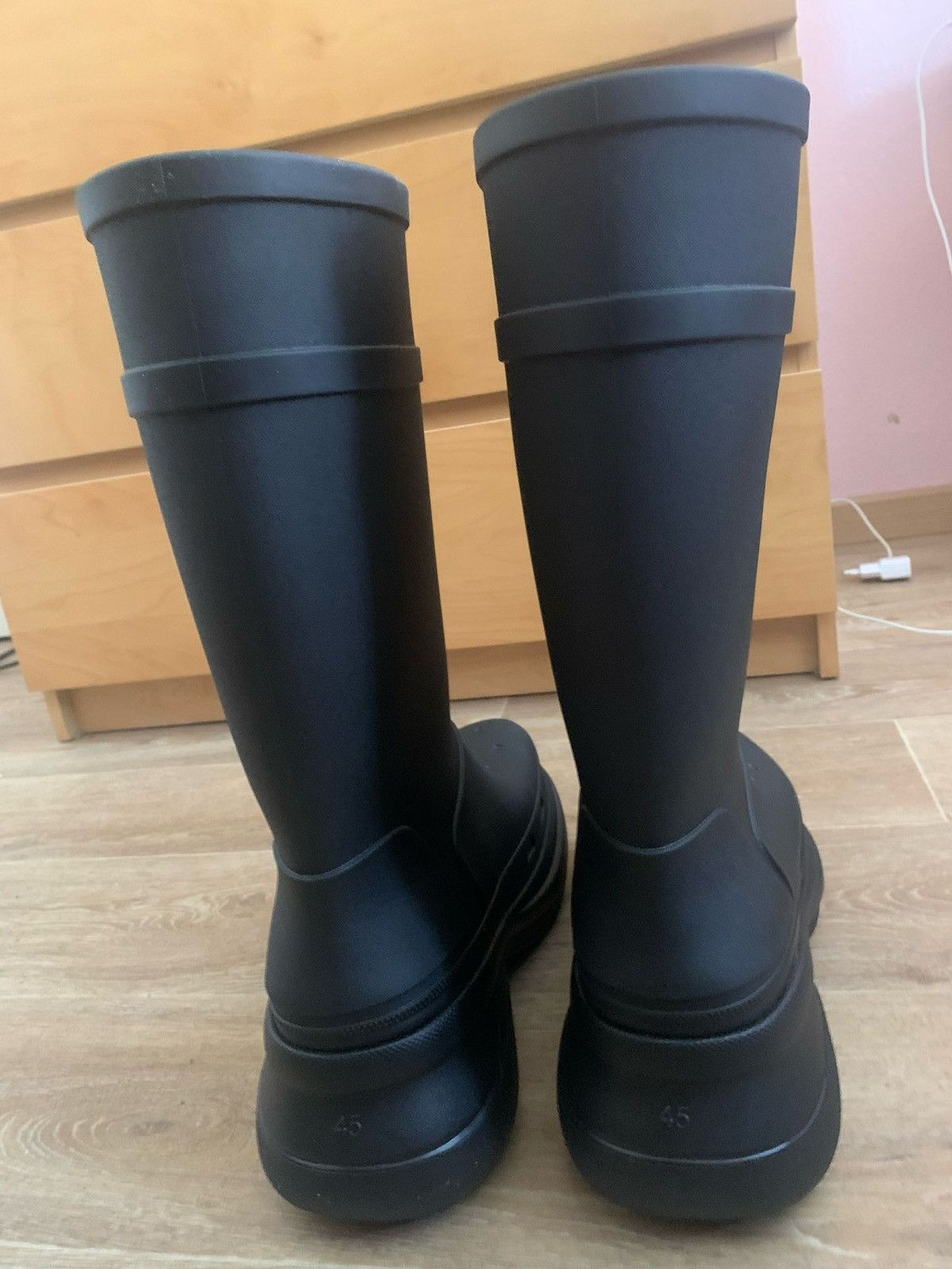 Balenciaga *Brandnew* Balenciaga Black Croc Boots Sz.45 Size US 12 / EU 45 - 5 Thumbnail