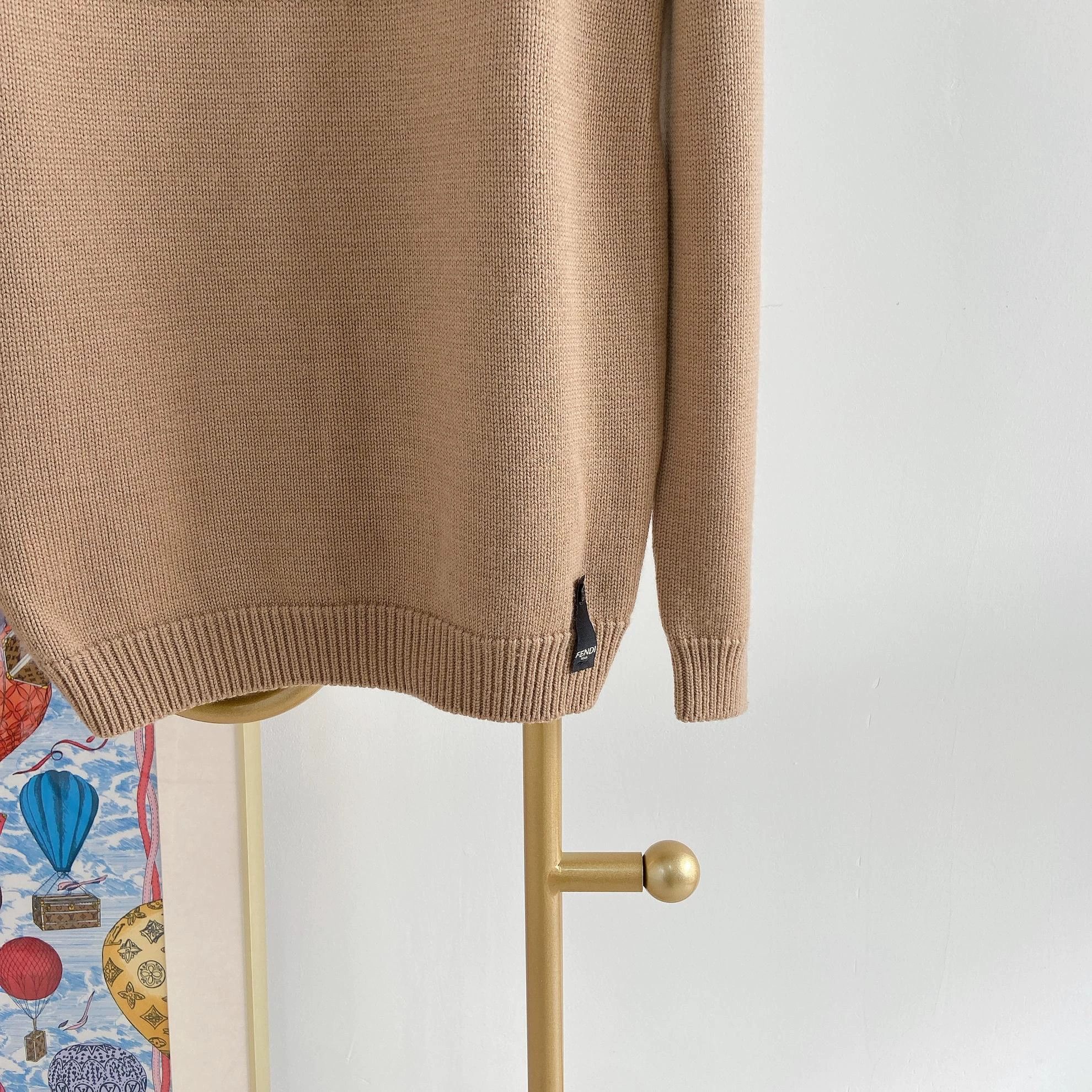 Fendi Fendi colorblocked knit pullover Size US S / EU 44-46 / 1 - 5 Thumbnail
