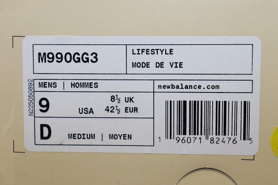 New Balance o1rshd1 990 V3 sneakers in Green/Gold Size US 9 / EU 42 - 15 Thumbnail
