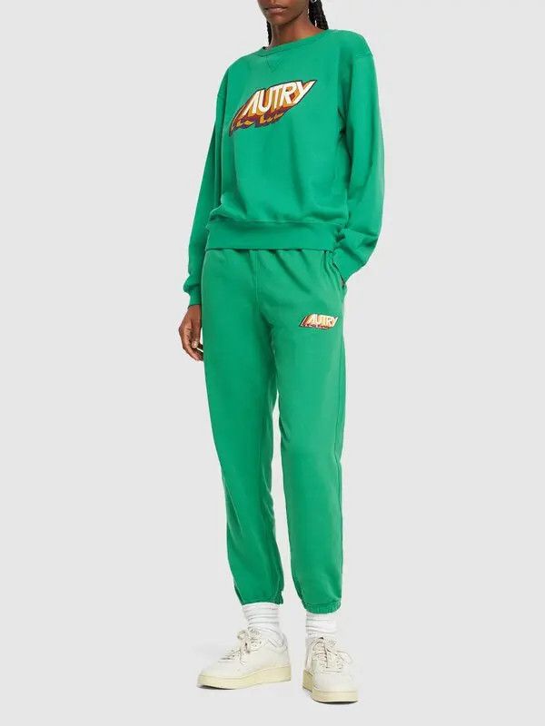 AUTRY o1y0725 Crewneck Sweatshirt in Green Size L / US 10 / IT 46 - 5 Thumbnail