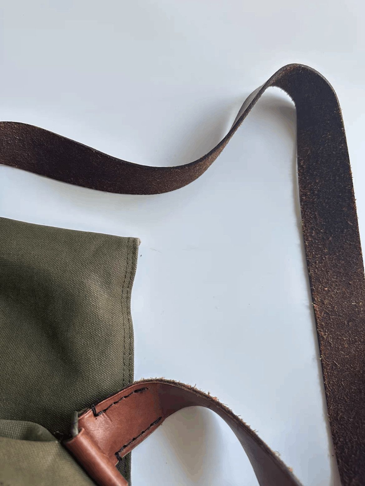 バッグ DRIES VAN NOTEN Leather canvas Shoulder Leather-trimmed canvas shoulder bag in black - Dries Van