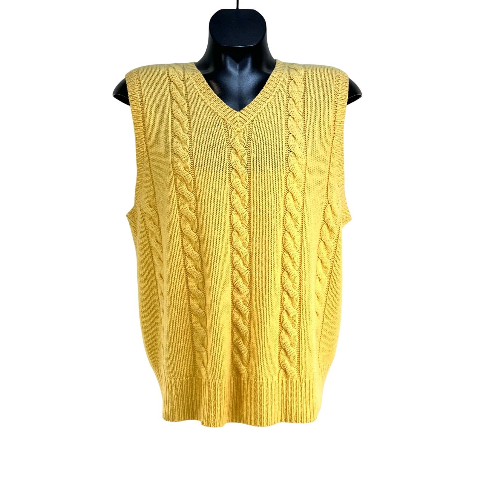 Polo Ralph Lauren Vintage Polo Ralph Lauren Cashmere Knit Sweater Vest Size US L / EU 52-54 / 3 - 1 Thumbnail