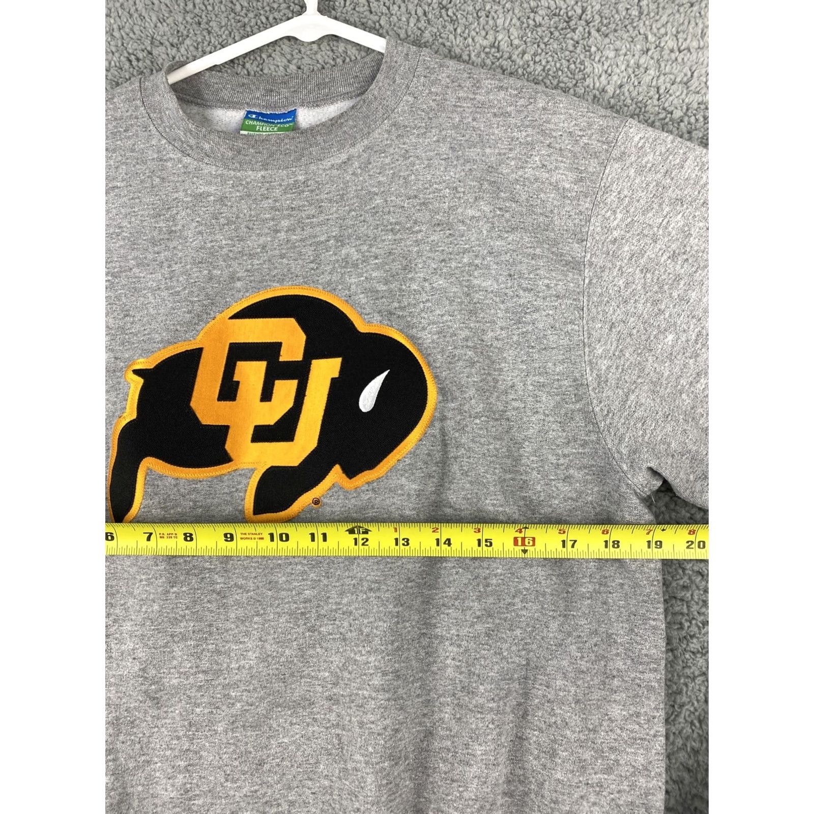 Champion VINTAGE Champion Sweatshirt Men's S Gray Long Sleeve Crew Neck Pullover Graphic Logo 80s 90s Retro Casual Mens Size US S / EU 44-46 / 1 - 4 Thumbnail