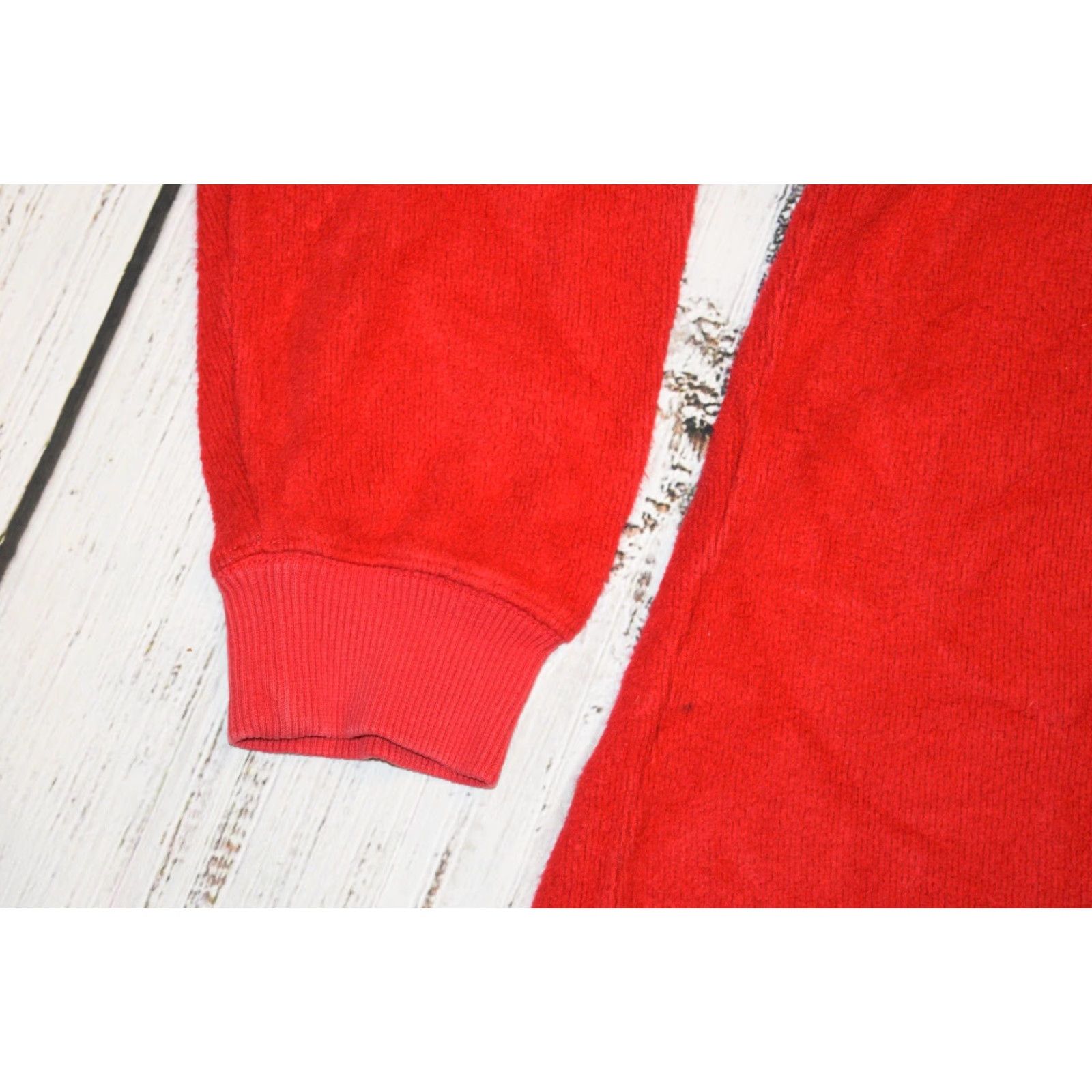 Tommy Hilfiger VINTAGE Tommy Hilfiger Sweatshirt Mens M Red Cold Stop V-Neck Pullover 90s Size US M / EU 48-50 / 2 - 3 Thumbnail