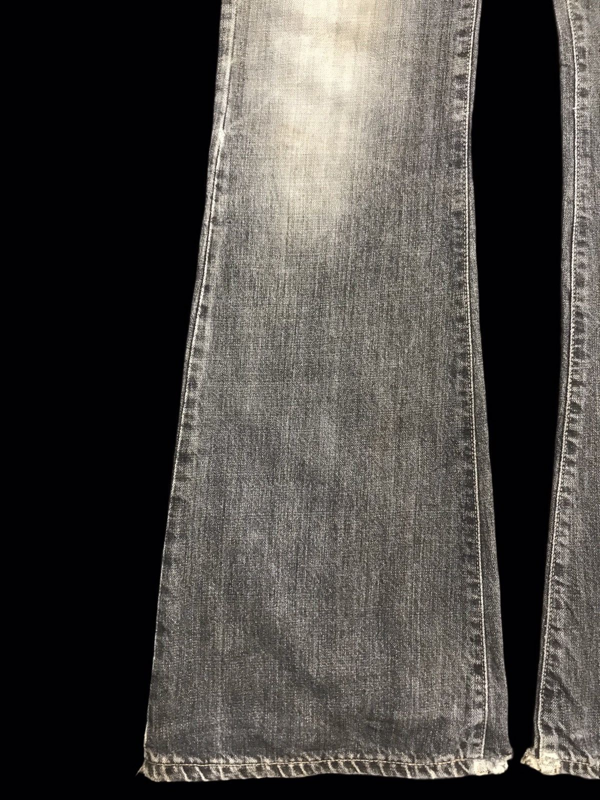 Edwin 💥THRASHED💥ARCHVL EDWIN 800SX BOTTOM DISTRESSED DENIM F244 Size US 31 - 8 Thumbnail