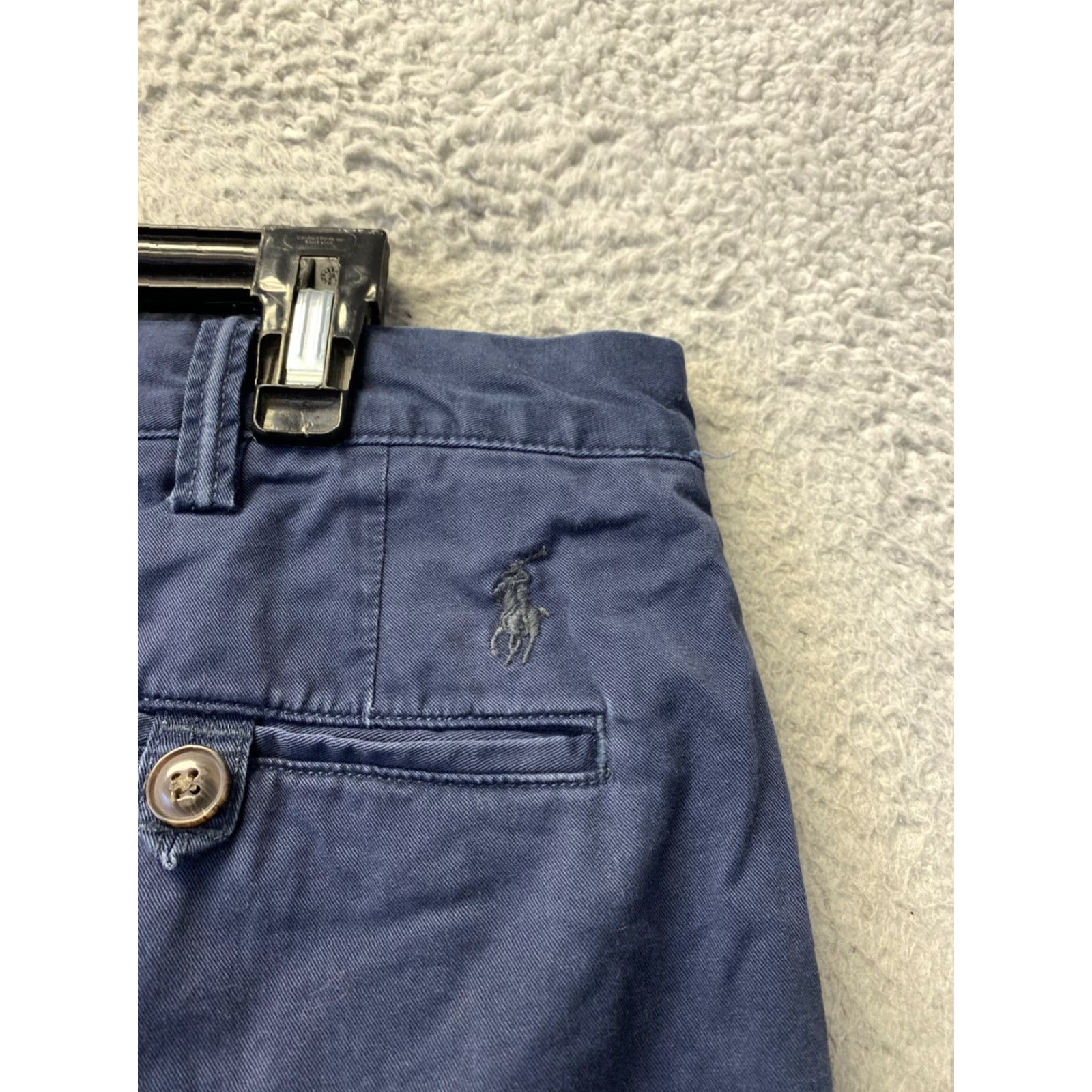 Polo Ralph Lauren Polo Ralph Lauren Chino Mens 40x32 Trousers Navy Slim Stretch Rock Climbing Graphic / RL-67 Size US L / EU 52-54 / 3 - 7 Thumbnail