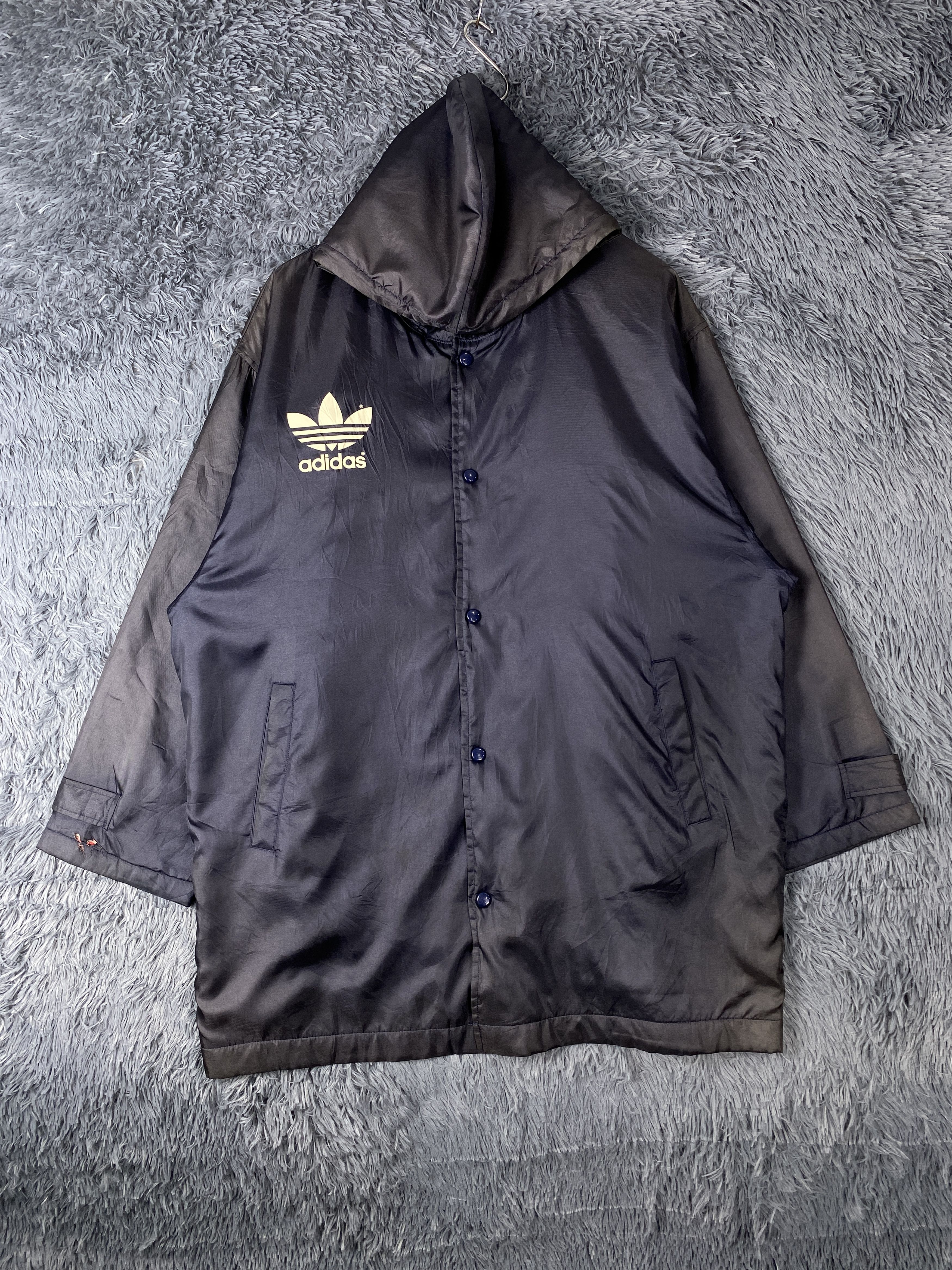 Adidas Vintage Adidas 90s Hoodie Big Logo Jacket Size US L / EU 52-54 / 3 - 2 Thumbnail