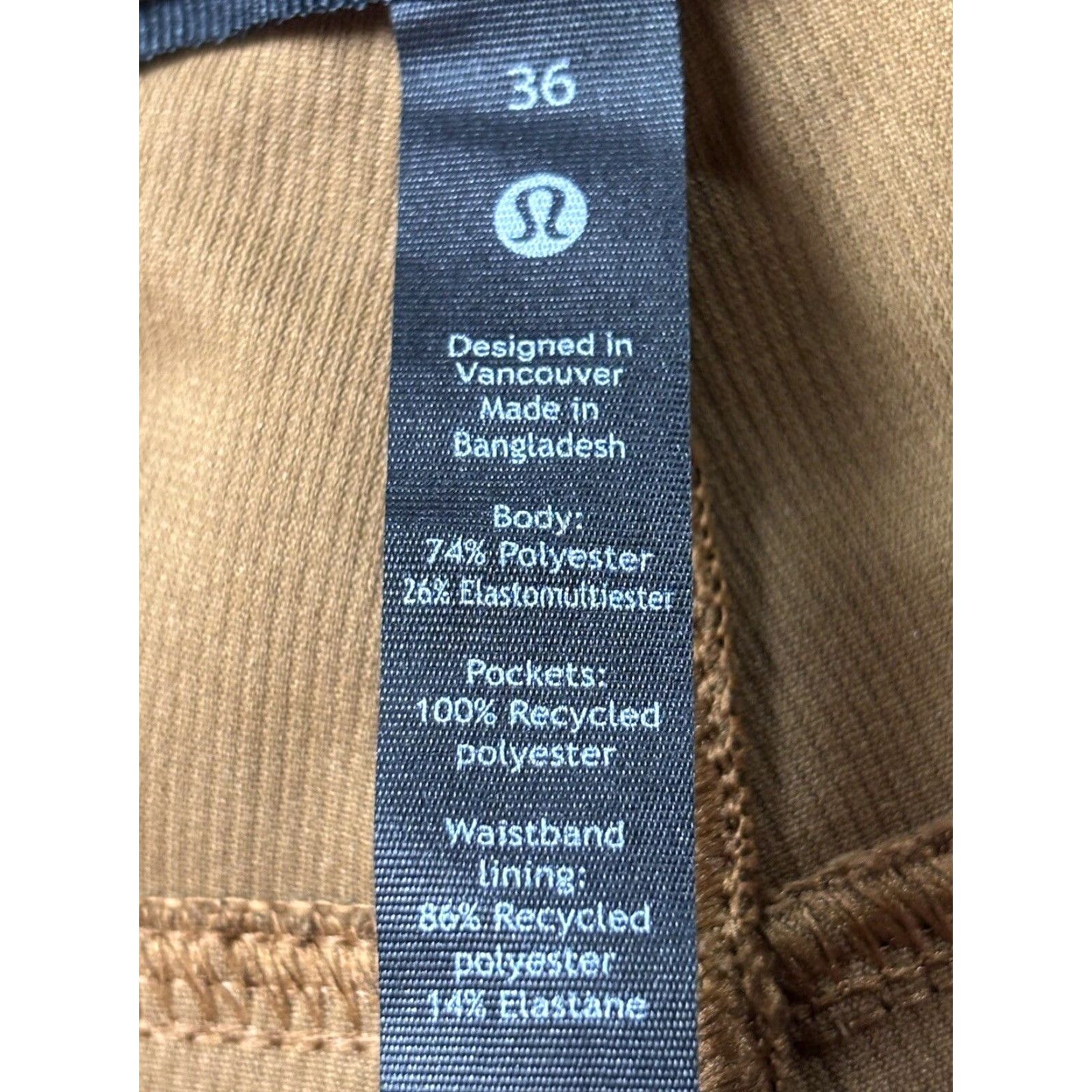 Lululemon Lululemon Mens Relaxed Fit Cropped Chino Pants Orange Size 36x26.5 Golf Size US 36 / EU 52 - 5 Thumbnail