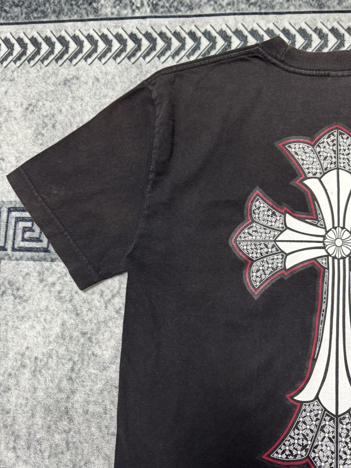 Chrome Hearts RARE! 2010s DOUBLE CROSS NECK PRINT Size US M / EU 48-50 / 2 - 5 Thumbnail