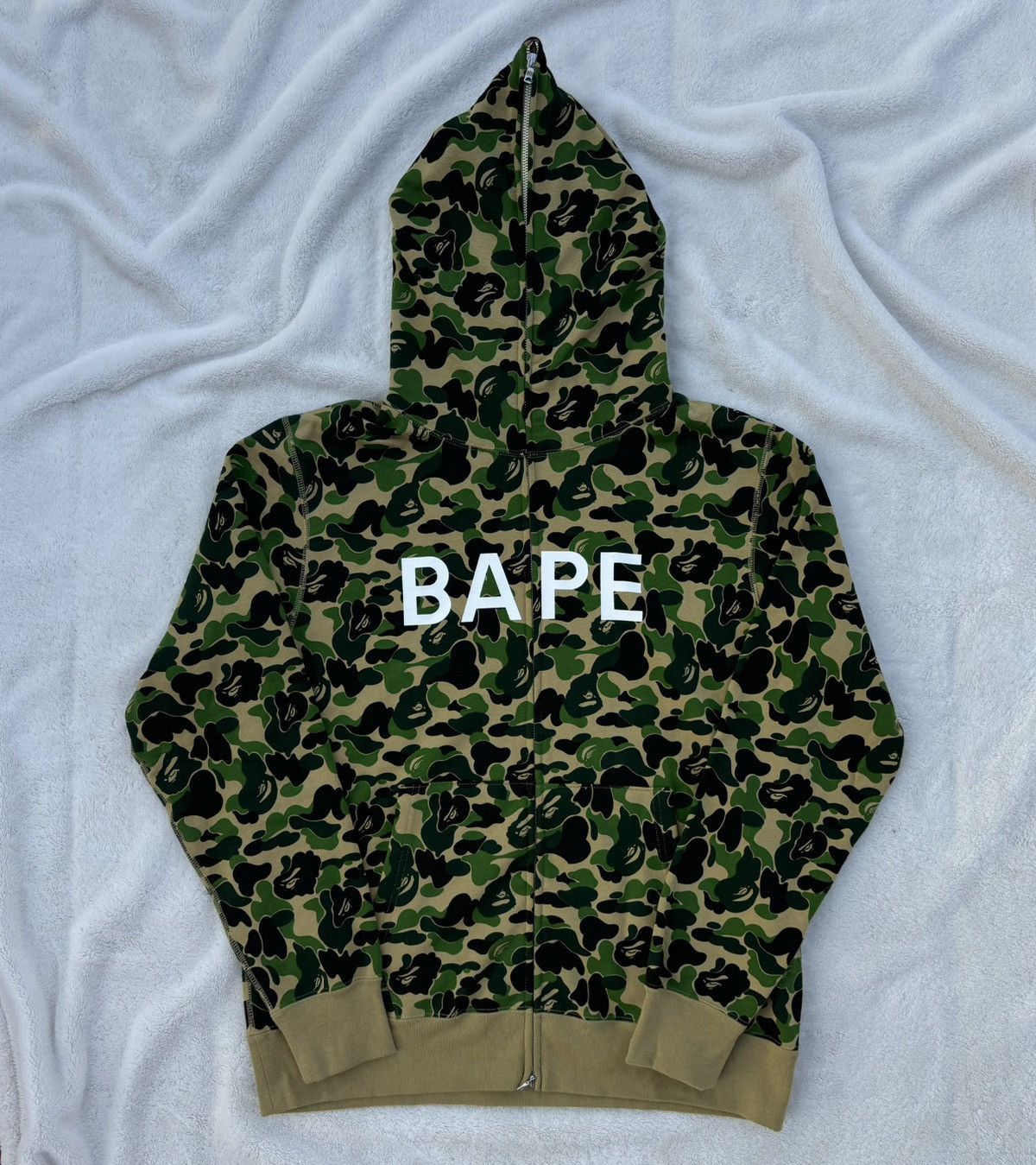 Bape Bape Full Zip Classic Green Camo Hoodie Size US XL / EU 56 / 4 - 1 Thumbnail