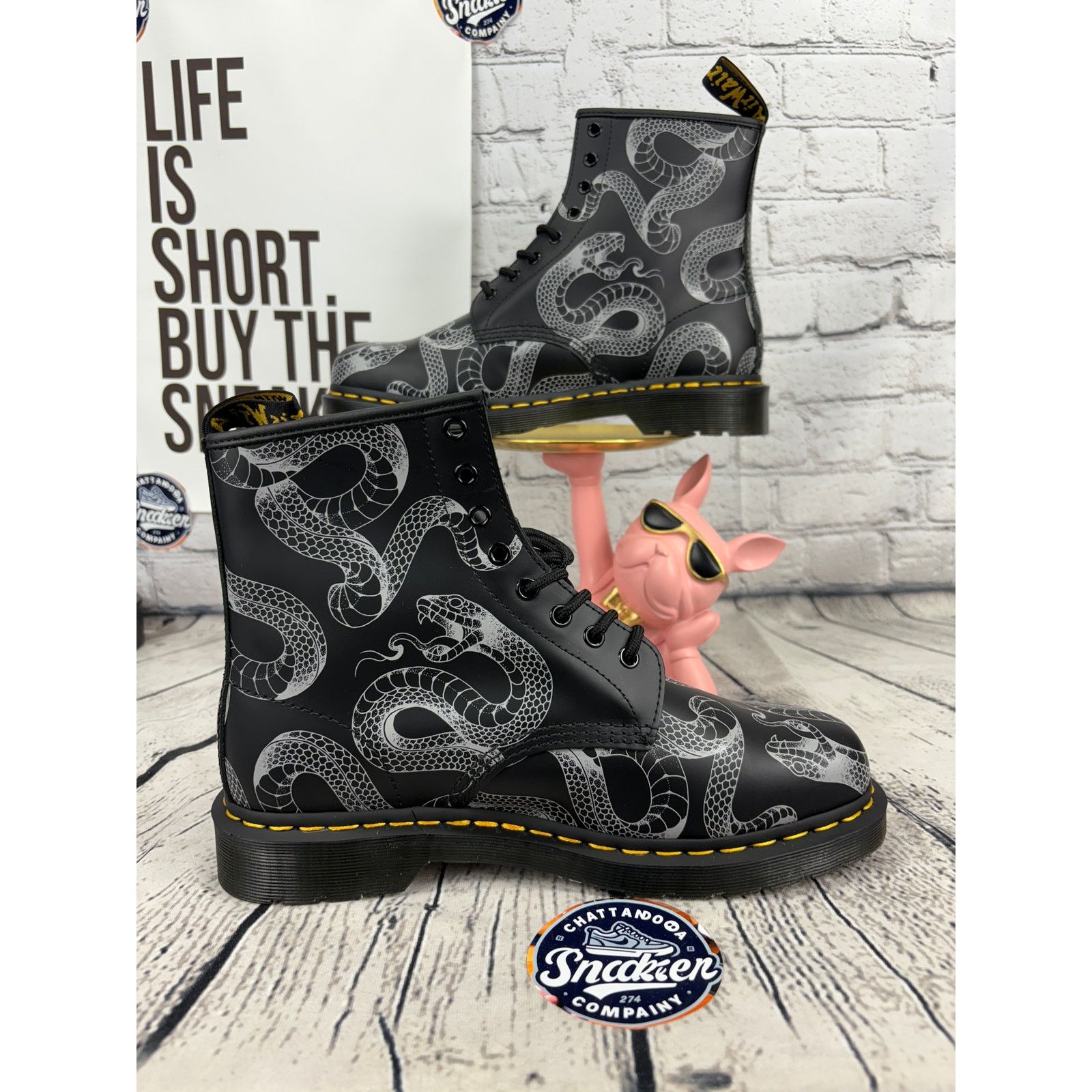 Snake doc martens hot sale