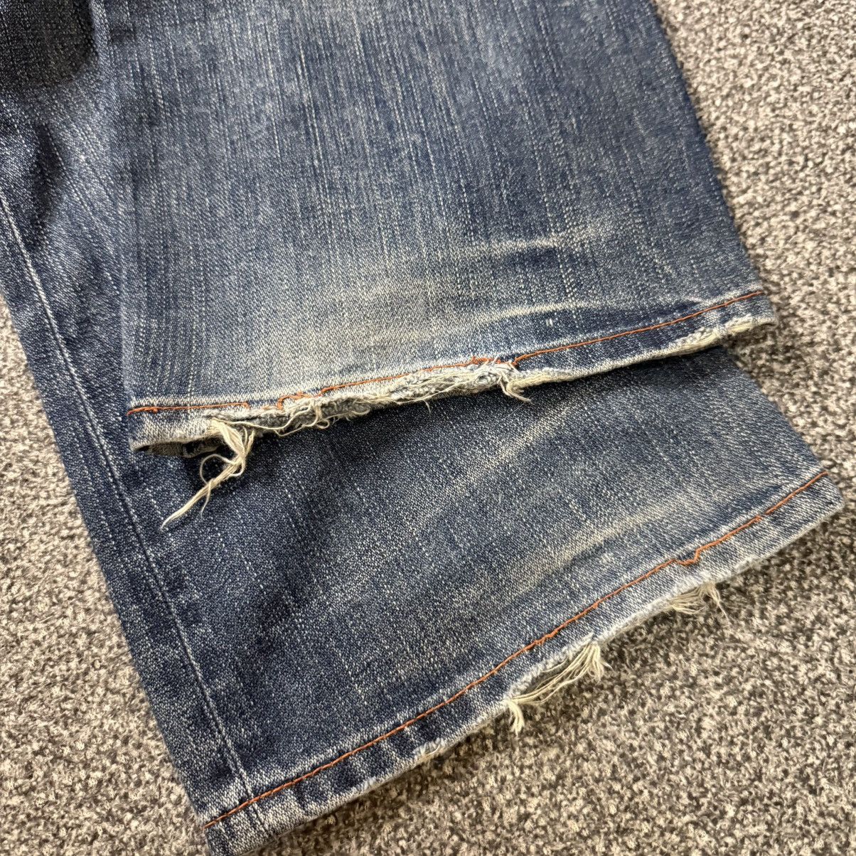 Levi's 🔥🇯🇵 Vintage Distressed 06 Levis 517 Flared Denim Boot Cut Size US 32 / EU 48 - 9 Thumbnail