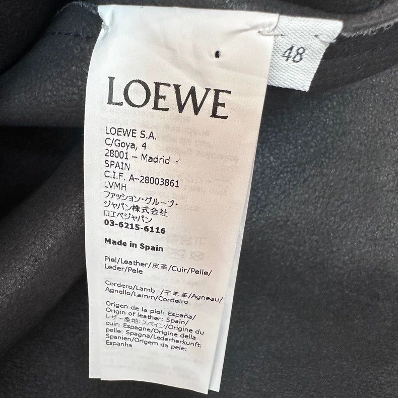 Loewe LOEWE size48 Napa leather long-sleeved shirt Size US M / EU 48-50 / 2 - 6 Thumbnail