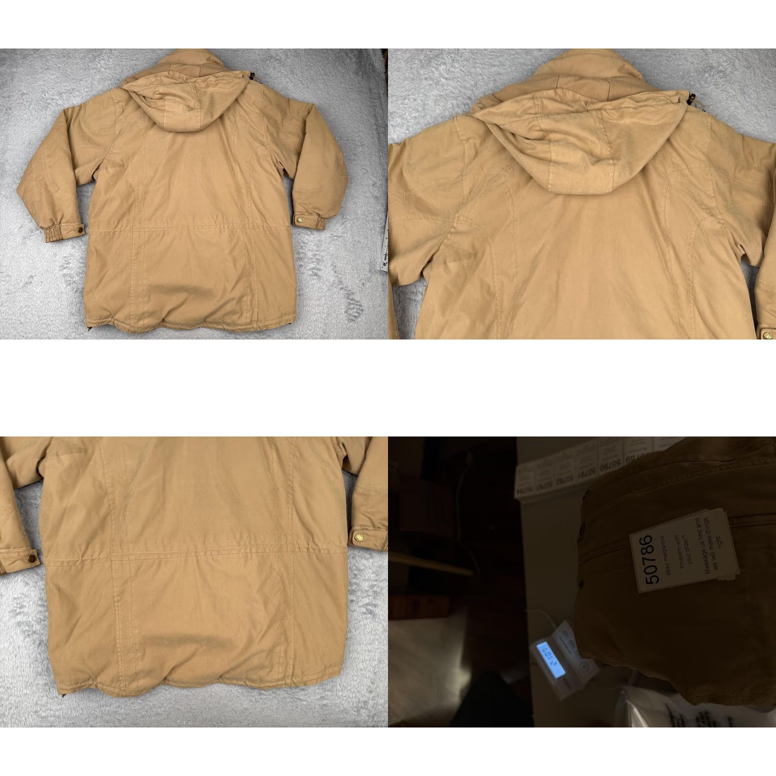 Vintage Cabela's Jacket Womens XL Tan Hooded Thinsulate Parka Coat Outdoor Size XL / US 12-14 / IT 48-50 - 10 Thumbnail