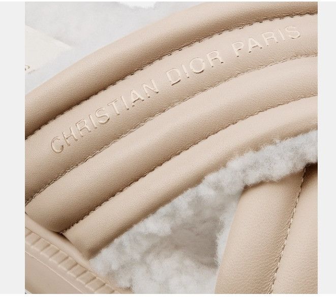 Dior o1w1db11024 D-Cross Slides in Beige Size US 6 / IT 36 - 4 Thumbnail