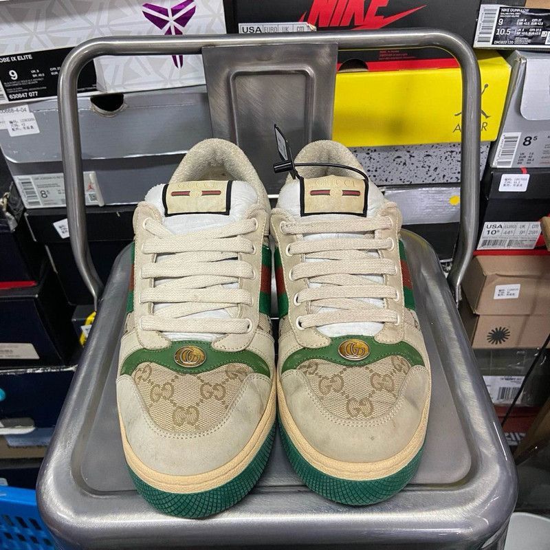 Gucci Gucci Screener Vintage Style Sneakers for Men - Size US 9.5 / EU 42-43 - 2 Thumbnail