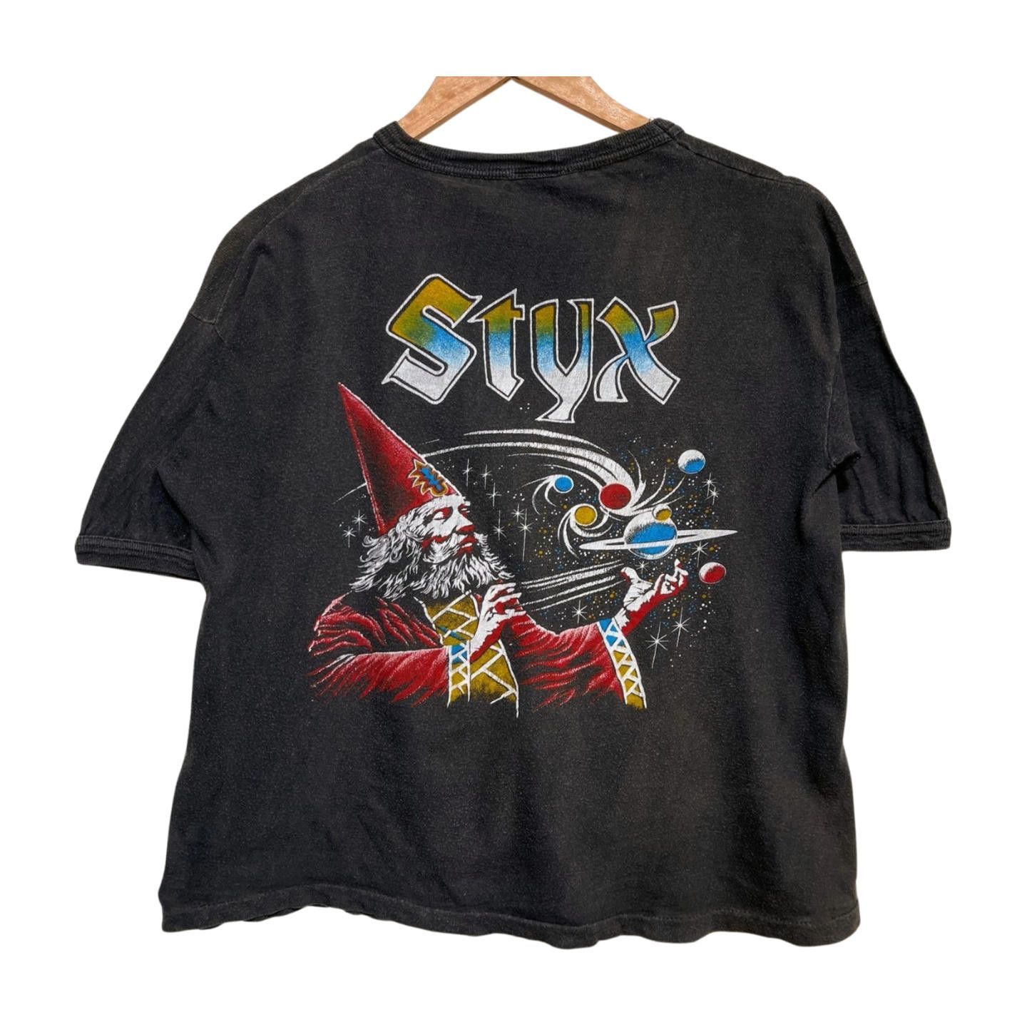Vintage Vintage 70s Styx Man of Miracles T-shirt L Wizard Graphic Size US L / EU 52-54 / 3 - 3 Thumbnail