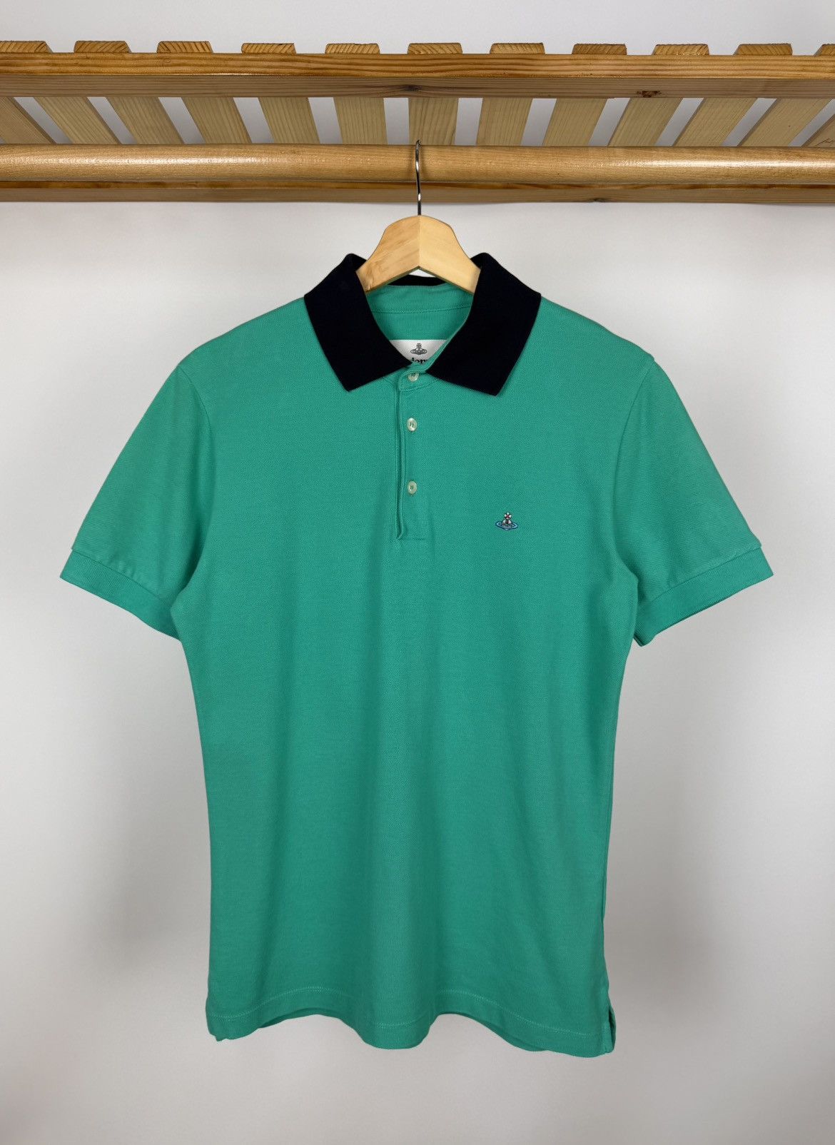Vivienne Westwood Vivienne Westwood Green Polos Shirt Size S Size US S / EU 44-46 / 1 - 1 Thumbnail