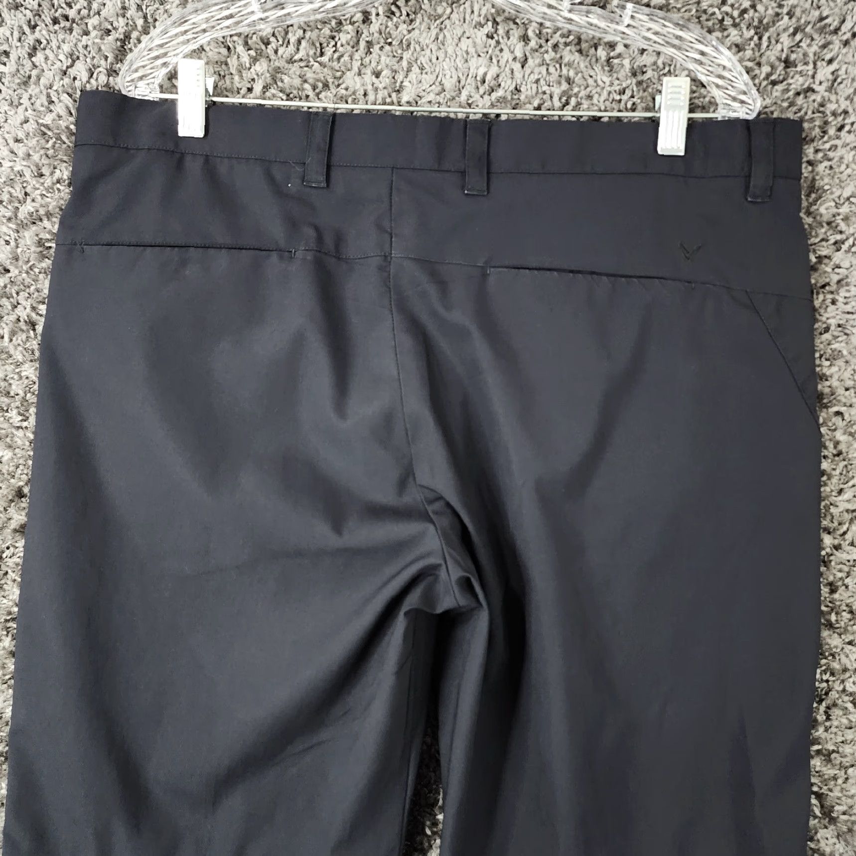 Callaway Callaway Men Pants Dark Blue 100% Polyester Straight Leg 36x30 Chino Size US 36 / EU 52 - 7 Thumbnail