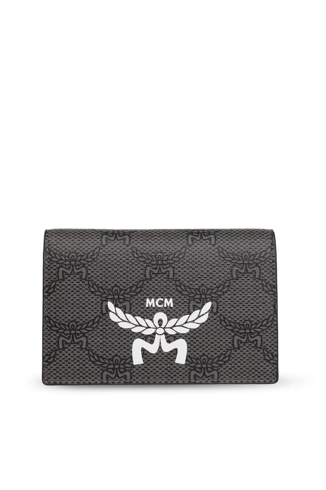 o1mt1gz1224 Size: OS / Logo Himmel Card Holder in Grey/Black