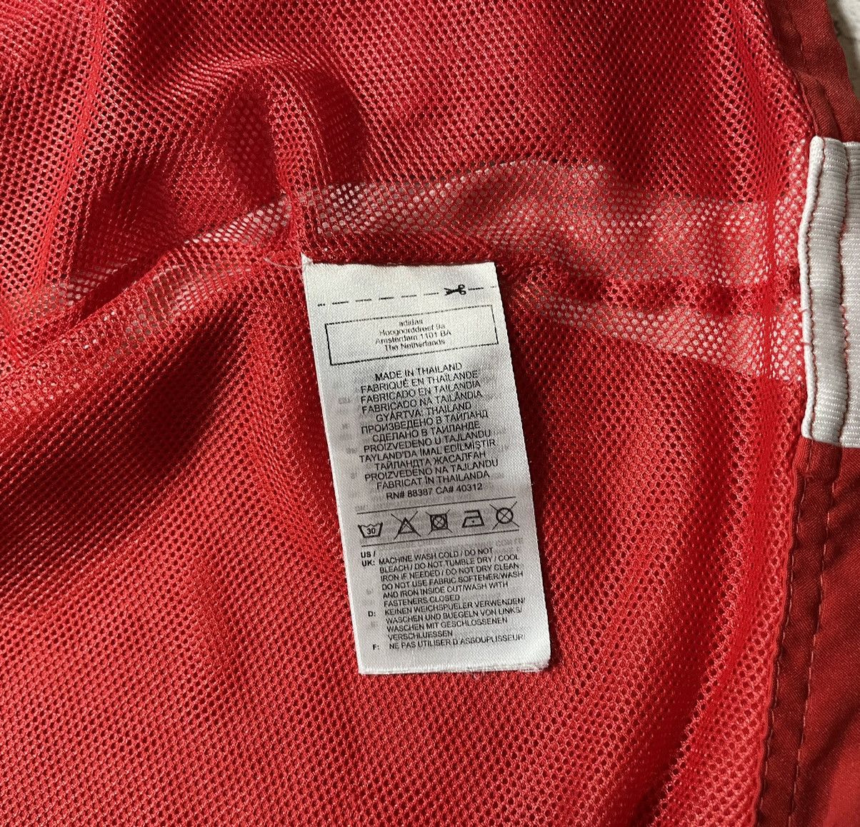 Adidas Vintage Football Jacket Windbreaker Adidas Ajax Amsterdam Size US M / EU 48-50 / 2 - 11 Thumbnail