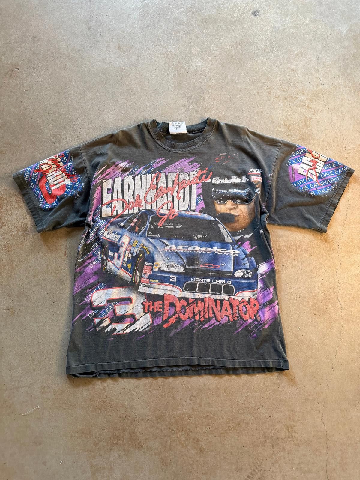 Chase Authentics VTG Dale Earnhardt JR The Dominator All Over Print Tee Sz XL Size US XL / EU 56 / 4 - 1 Thumbnail