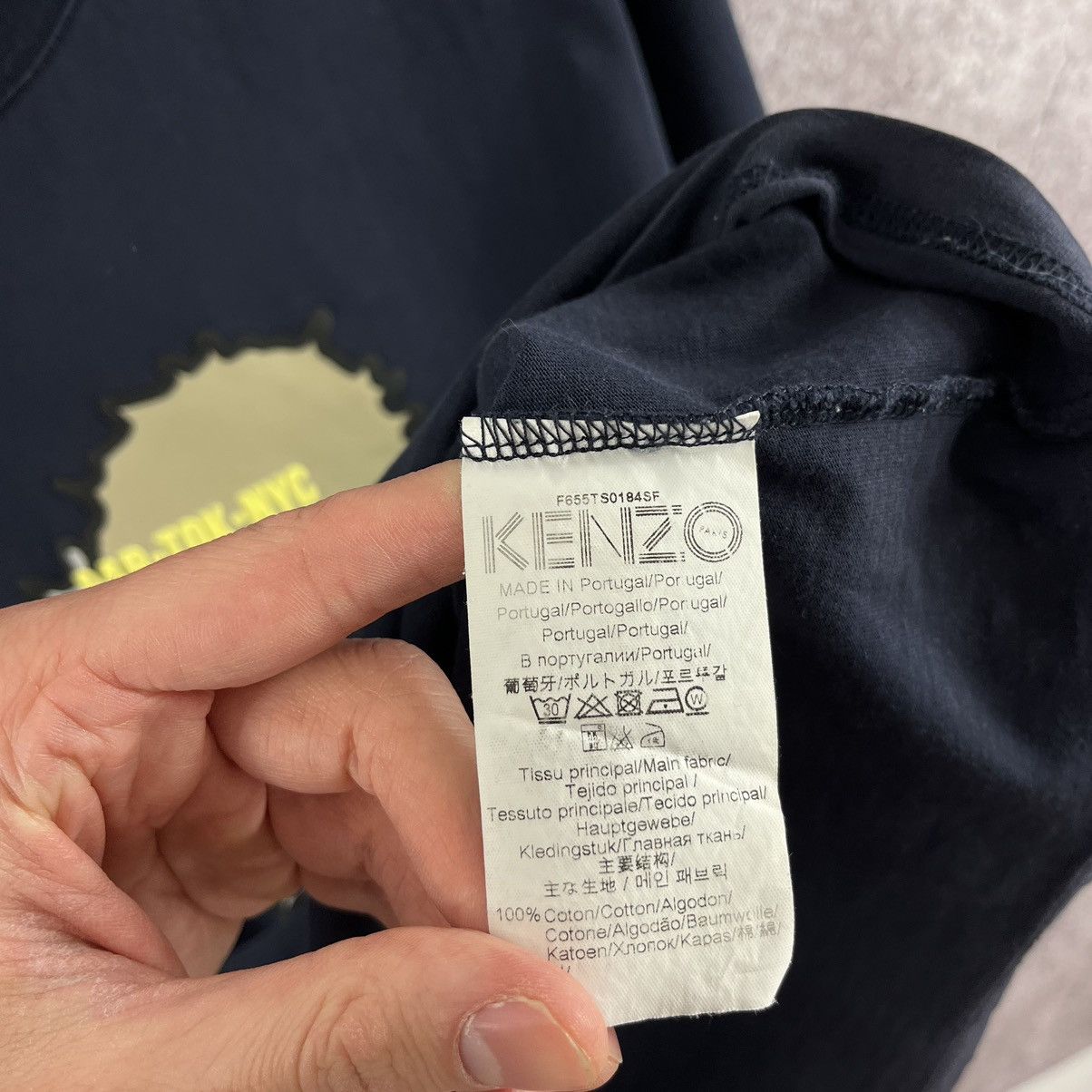 Designer × Kenzo Kenzo T-Shirt Centre Logo Big Logo Size 2XL Size US XXL / EU 58 / 5 - 7 Thumbnail