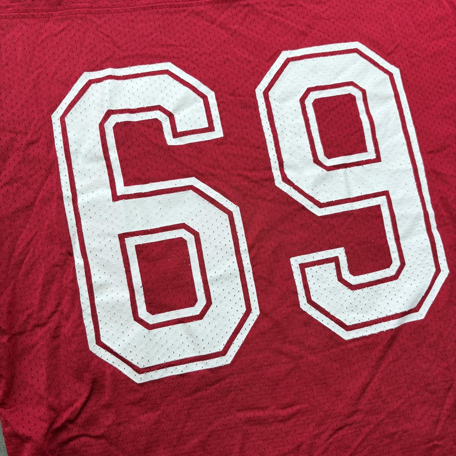 Vintage Vintage 90s Rawlings #69 Mustangs Grunge Football Jersey Size US M / EU 48-50 / 2 - 6 Thumbnail