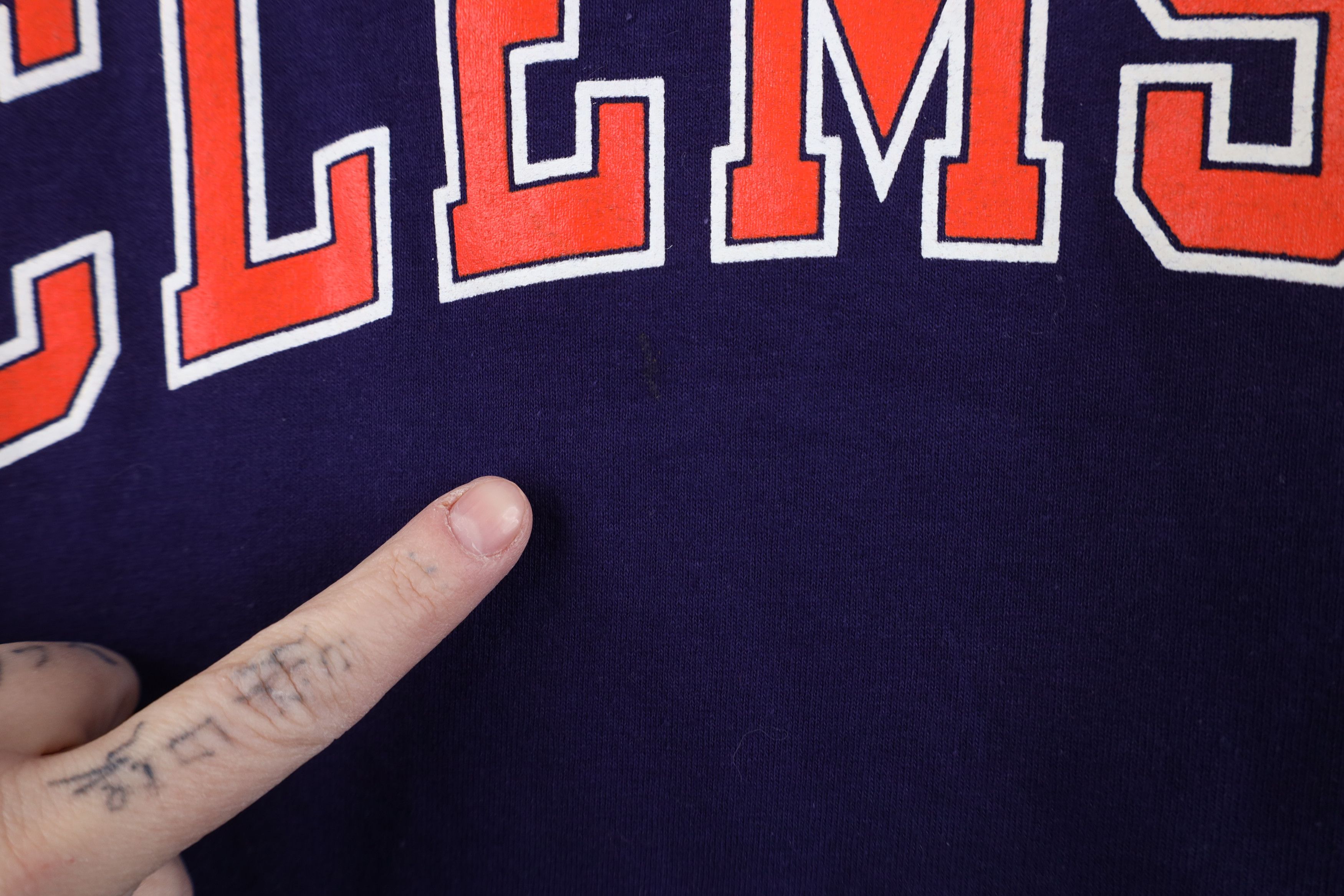 Champion Vintage Y2K Champion Clemson University Short Sleeve T-Shirt Size US XL / EU 56 / 4 - 6 Thumbnail