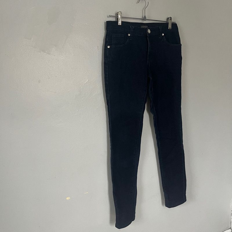 Venus Venus Women's Dark Blue Denim Jeans Medium Small Size 4 Size 30" / US 8 / IT 44 - 1 Thumbnail