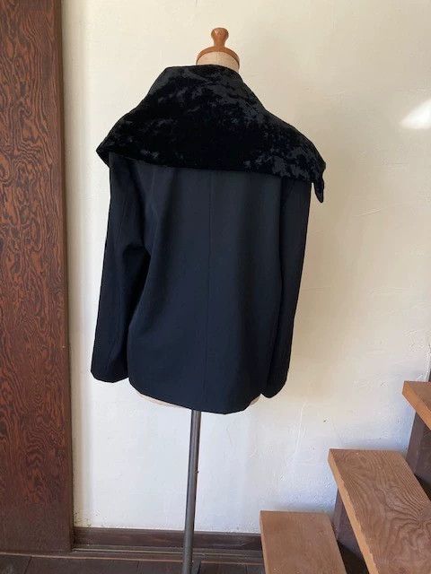 Comme des Garcons Comme des Garcons Velvet irregular lapel coat Size M / US 6-8 / IT 42-44 - 3 Thumbnail