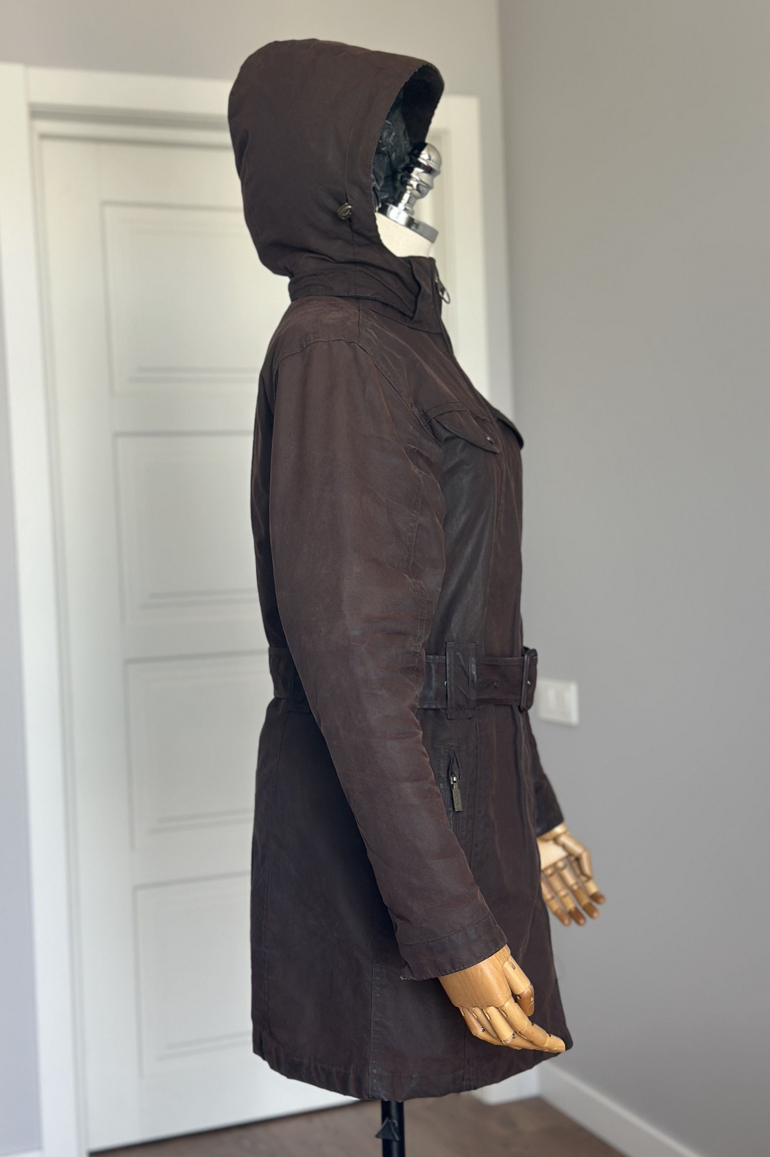 BARBOUR Cameron Wax Women's Hooded Jacket British Style