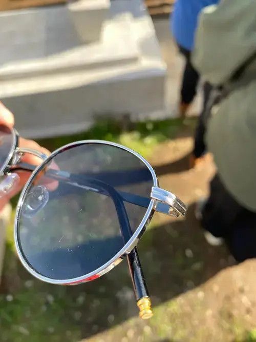 Electric Visual Vintage Round Sunglasses Metal Frame Sun Glasses Size ONE SIZE - 4 Thumbnail