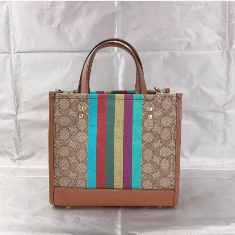 Coach Coach C5637 Dempsey Tote 22 Signature Jacquard With Stripe Size ONE SIZE - 5 Thumbnail