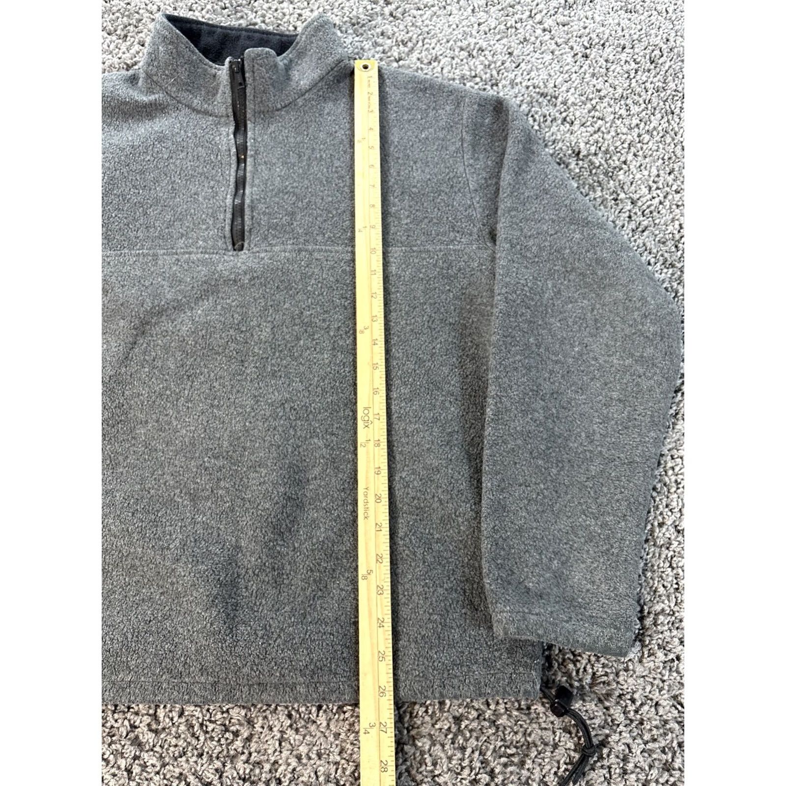 J.Crew VINTAGE J.CREW Oarsman Pullover 1/4 Zip Gray Fleece Men L Sweatshirt Mock Neck 90s College Preppy American Made USA Size US L / EU 52-54 / 3 - 2 Thumbnail