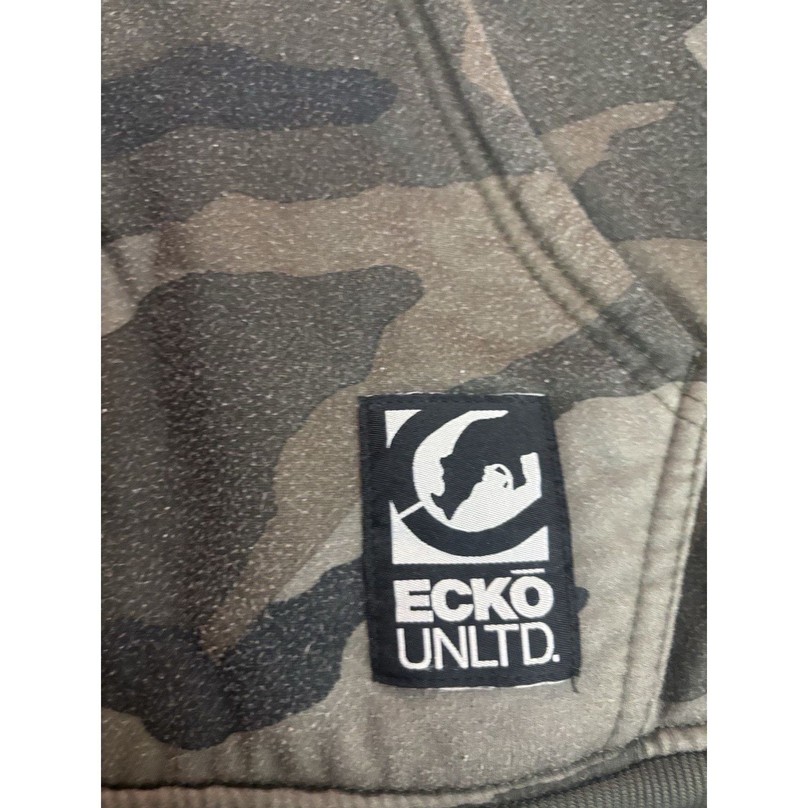 Ecko Unltd. Ecko Unltd XL Camo Sherpa Lined Full Zip Jacket Y2K Heavy Size US XL / EU 56 / 4 - 3 Thumbnail